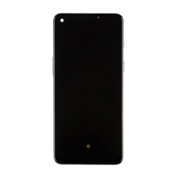 LCD-skärm + pekenhet + främre skal till OnePlus Nord 2 - Grön