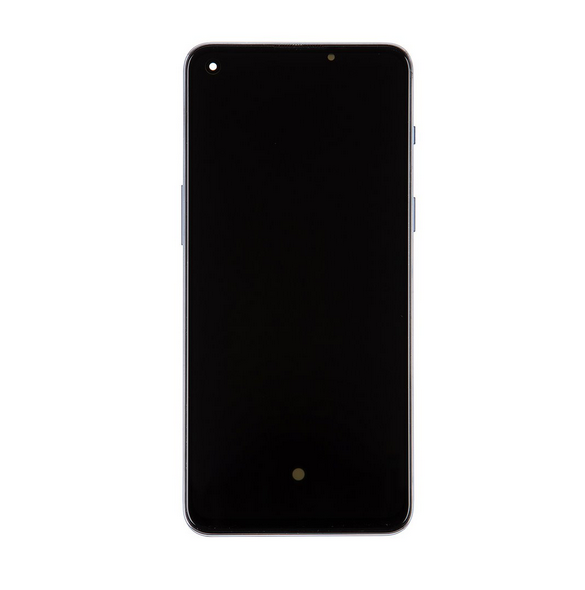 LCD-skärm + pekenhet + främre skal till OnePlus Nord 2 - Grå