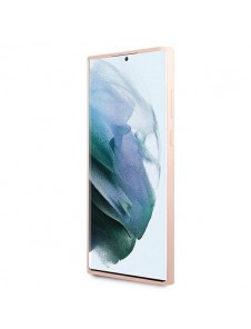 Med detta fodral kommer du att vara lugn för Samsung Galaxy S22 Ultra väldigt snyggt skydd från Karl Lagerfeld.