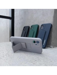 JollyFX Rope case gel TPU krockkuddefodral med rem för Samsung Galaxy A12 - Svart