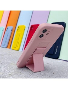 JollyFX Rope case gel TPU krockkuddefodral med rem för Samsung Galaxy A12 - Svart