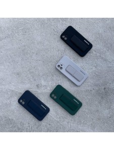 JollyFX Rope case gel TPU krockkuddefodral med rem för Samsung Galaxy A12 - Svart