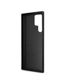 Karl Lagerfeld Saffiano Karl & Choupette Head Samsung Galaxy S22 Ultra - Silver KLHCS22LSAKICKCSL