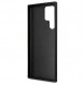 Karl Lagerfeld Saffiano Karl & Choupette Head Samsung Galaxy S22 Ultra - Silver KLHCS22LSAKICKCSL