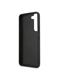 Karl Lagerfeld Saffiano Ikonik Karl`s Head Samsung Galaxy S22 Plus - Silver KLHCS22MSAKHSL