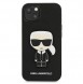 iPhone 13 Mini och väldigt snyggt skydd från Karl Lagerfeld.