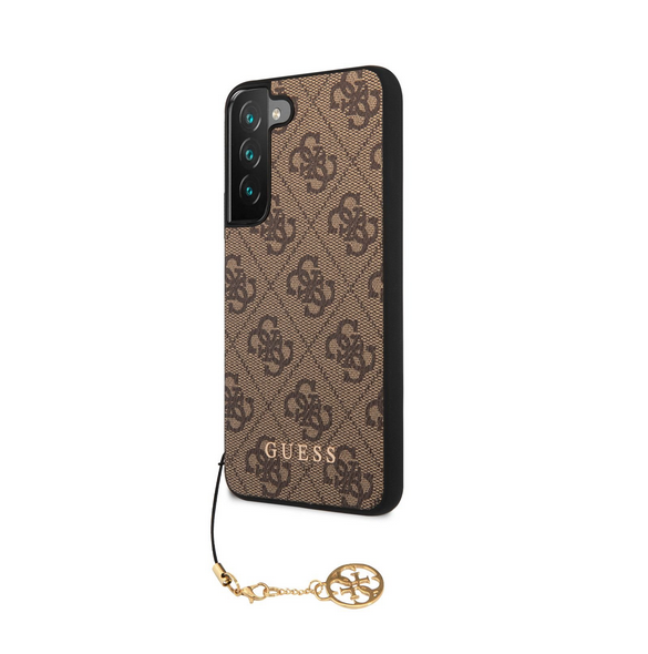 Guess 4G Charms Fodral till Samsung Galaxy S22 - Brun