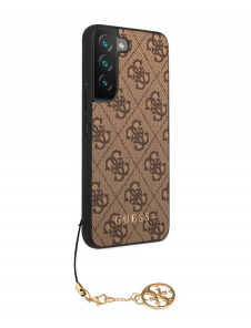 Guess 4G Charms Fodral till Samsung Galaxy S22 - Brun