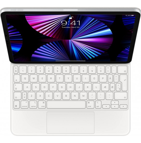 Apple MJQJ3DK/A Magic Keyboard for iPad Air eller Pro 11" white- Danish