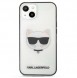 Med detta skal kommer du att vara lugn för iPhone 13 Mini väldigt snyggt skydd från Karl Lagerfeld.