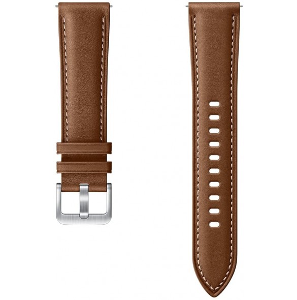 Galaxy Watch 3 Stitch Leather Strap 20mm - Brun( ET-SLR85SAE)