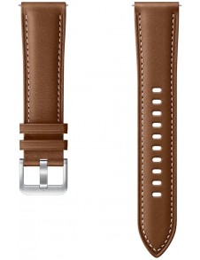 Galaxy Watch 3 Stitch Leather Strap 20mm - Brun( ET-SLR85SAE)