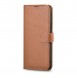 iCarer Haitang elegant skalfodral med flik och stativfunktion för Samsung Galaxy S22 - Brun - AKSM04BN