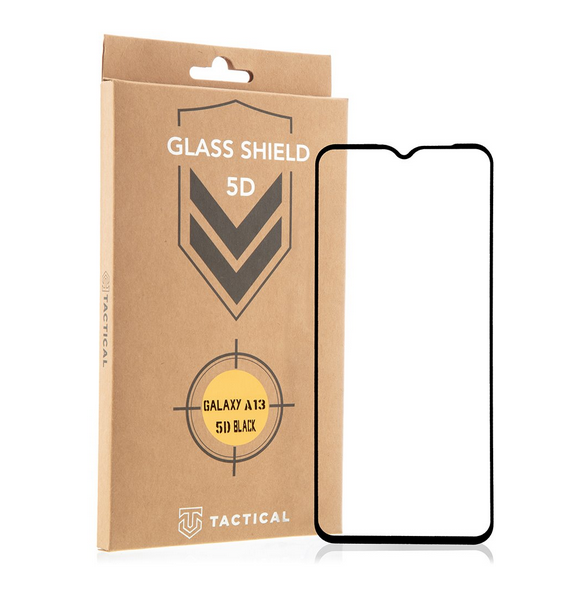 Tactical Glass Shield 5D för Samsung Galaxy A13 5G - Svart