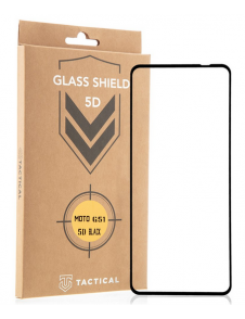 Tactical Glass Shield 5D till Motorola Moto G51 - Svart