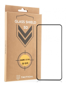 Tactical Glass Shield 5D för Xiaomi 11T/11T Pro - Svart