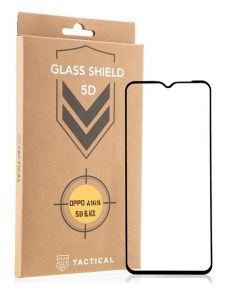 Tactical Glass Shield 5D för Oppo A16s - Svart