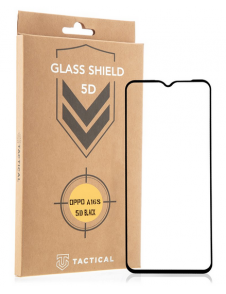 Tactical Glass Shield 5D för Oppo A16s - Svart