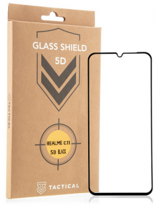 Tactical Glass Shield 5D för Realme C11 2021 - Svart