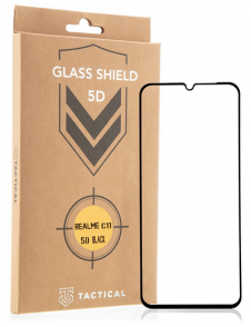 Tactical Glass Shield 5D för Realme C11 2021 - Svart