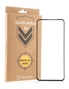 Tactical Glass Shield 5D för Realme 9i - Svart