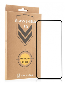 Tactical Glass Shield 5D till Motorola Moto G200 - Svart