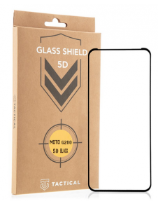 Tactical Glass Shield 5D till Motorola Moto G200 - Svart