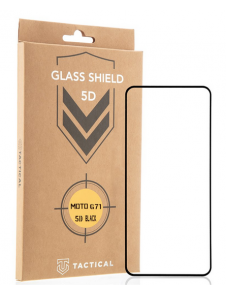 Tactical Glass Shield 5D till Motorola G71 - Svart