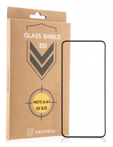 Tactical Glass Shield 5D till Motorola Moto G41 - Svart