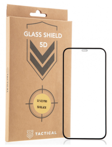 Tactical Glass Shield 5D för iPhone 12 Pro - Svart