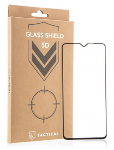 Tactical Glass Shield 5D för Xiaomi Redmi Note 8 Pro - Svart