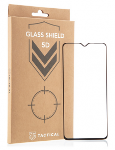 Tactical Glass Shield 5D för Xiaomi Redmi Note 8 Pro - Svart