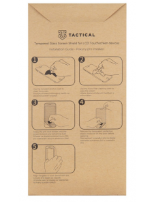 Tactical Glass Shield 5D AntiBlue för iPhone 11 Pro/ XS/ X - Svart