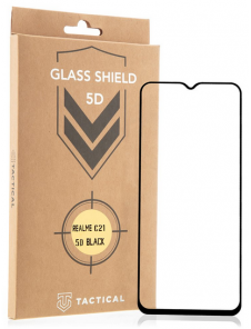 Tactical Glass Shield 5D för Realme C21 - Svart