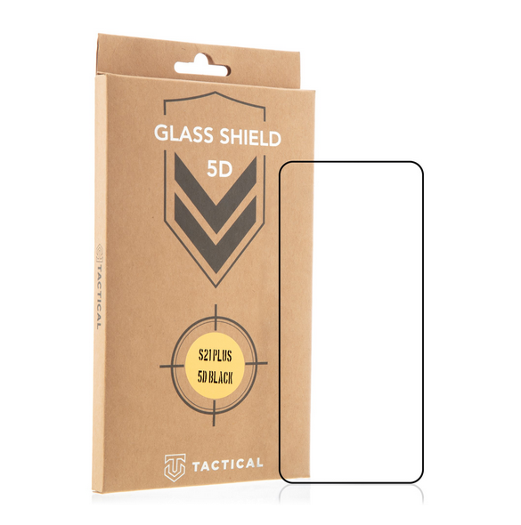 Tactical Glass Shield 5D för Samsung Galaxy S21 - Svart