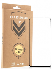Tactical Glass Shield 5D för Xiaomi Redmi Note 10 Pro/10 Pro Max - Svart