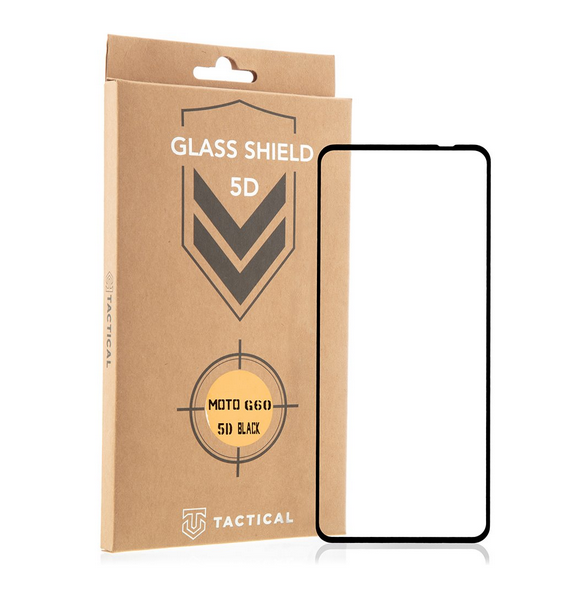 Tactical Glass Shield 5D till Motorola Moto G60 - Svart