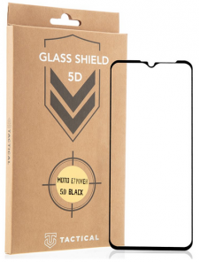 Tactical Glass Shield 5D för Motorola Moto E7 Power/E7i Power - Svart