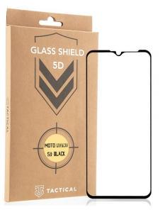 Tactical Glass Shield 5D för Motorola Moto G10/G20/G30 - Svart