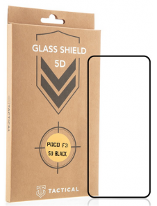 Tactical Glass Shield 5D för Xiaomi Poco F3 - Svart