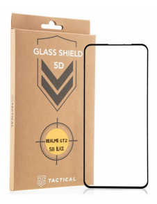 Tactical Glass Shield 5D för Realme GT2 - Svart