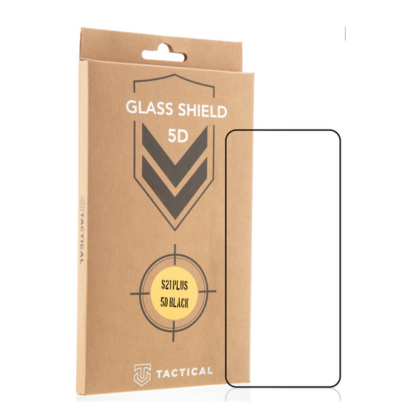Tactical Glass Shield 5D för Samsung Galaxy S21 Plus - Svart