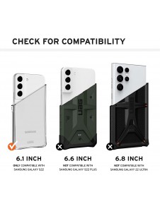 UAG Samsung Galaxy S22 Pathfinder Cover - Svart (213427114040)
