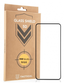 Tactical Glass Shield 5D för Huawei Honor 50 Lite/Huawei Nova 8i - Svart
