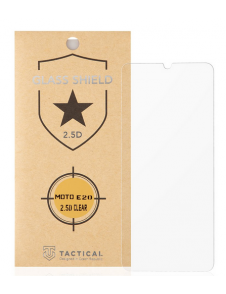 Tactical Glass Shield 2.5D för Motorola Moto E20 - Klar