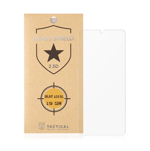 Tactical Glass Shield 2.5D för Samsung Galaxy A33 5G - Genomskinlig