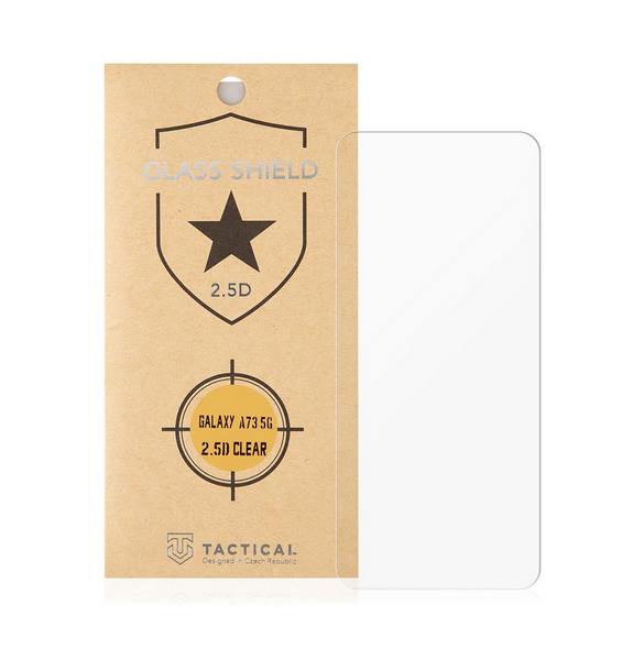 Tactical Glass Shield 2.5D för Samsung Galaxy A73 5G - Genomskinlig