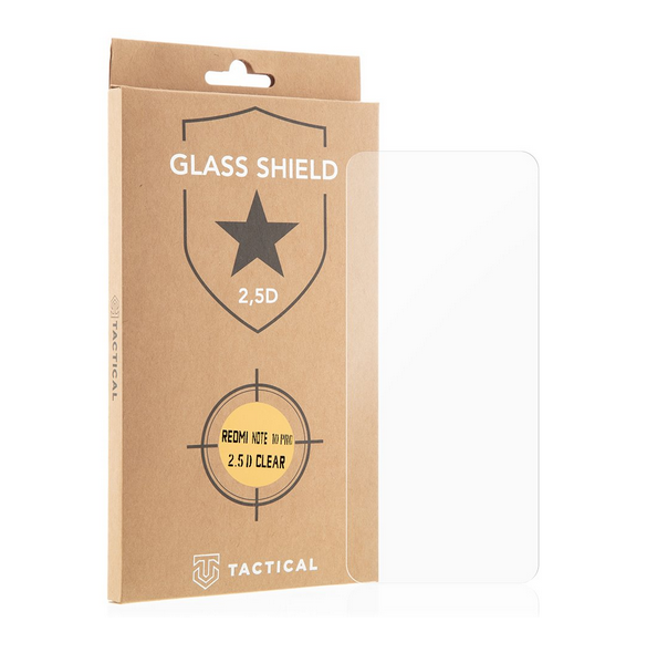 Tactical Glass Shield 2.5D för Xiaomi Redmi Note 10 Pro/10 Pro Max - Klar