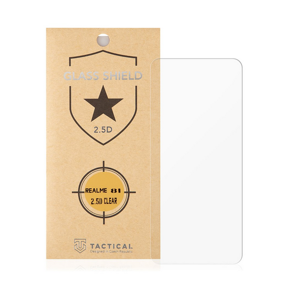 Tactical Glass Shield 2.5D för Realme 8i - Klar