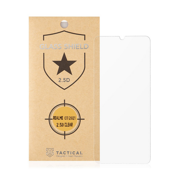 Tactical Glass Shield 2.5D för Realme C11 2021 - Klar